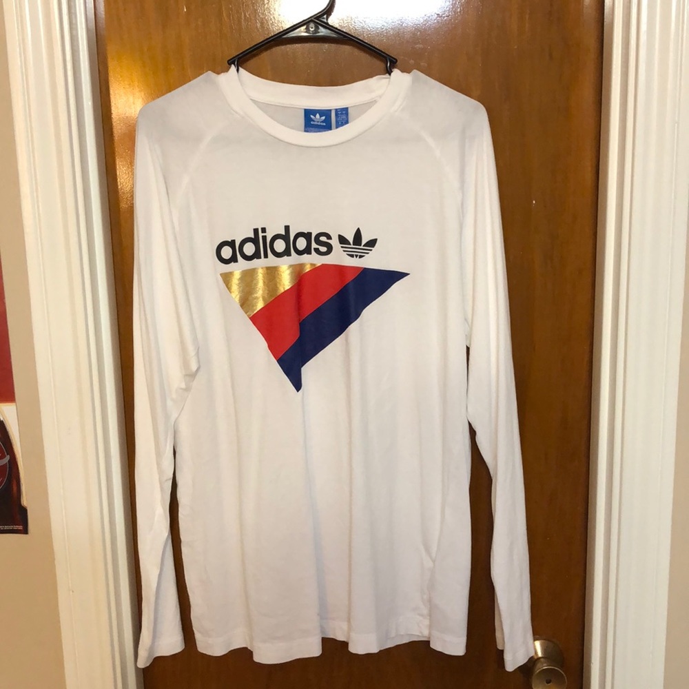 Adidas White Long-sleeve